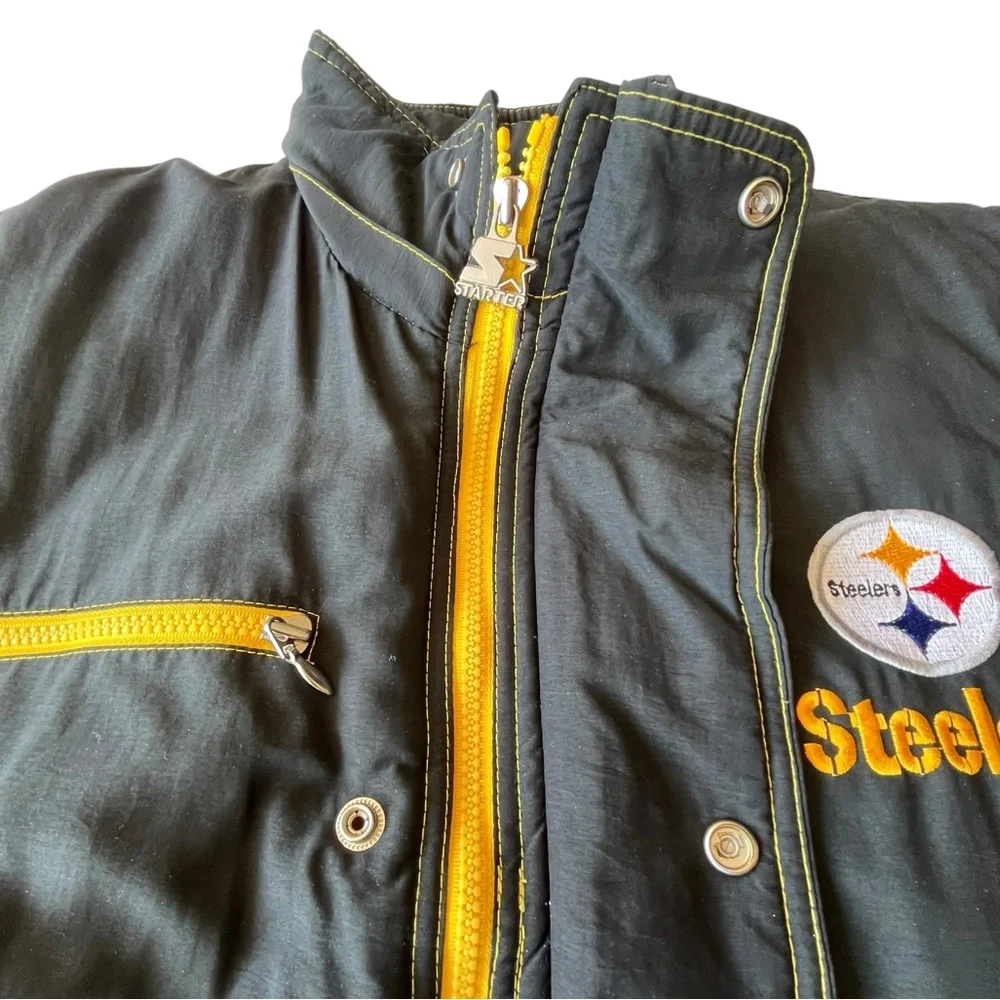 Vintage Pittsburg Steelers Starter Jacket, Medium NFL 90s